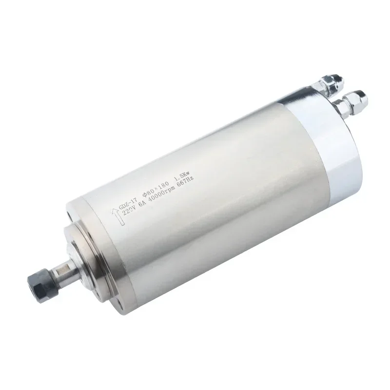 Home 3 hqd gdz 17 Φ80/1500w 220v 4 bearing 1.5kw water cooled spindle motor