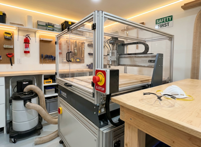essential safety tips for operating cnc routers in home workshops