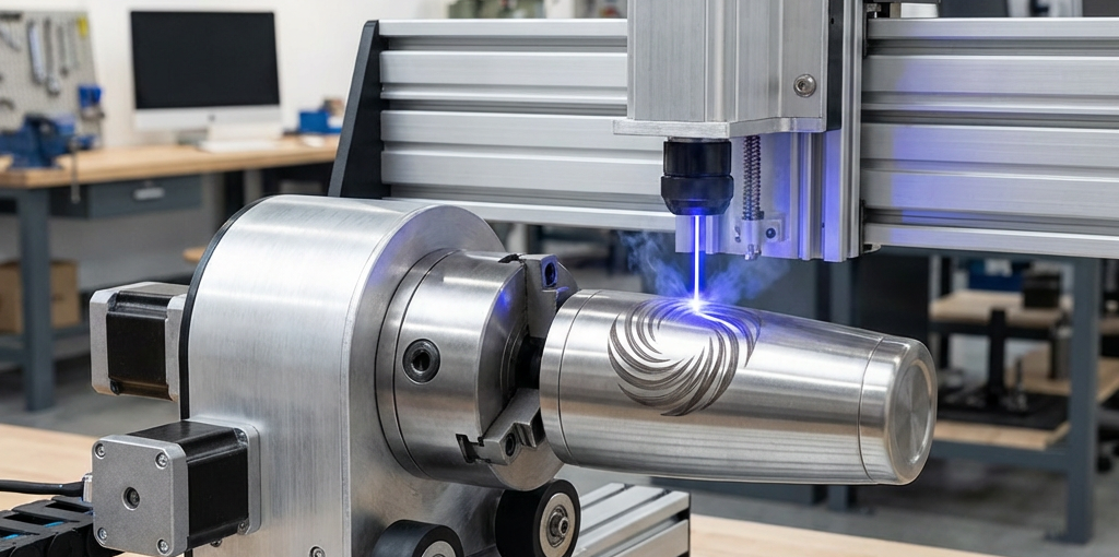 a guide to rotary attachments for laser engraving cylindrical objects
