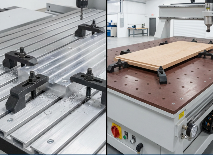 cnc vacuum tables vs. mechanical clamping: which workholding solution is best?