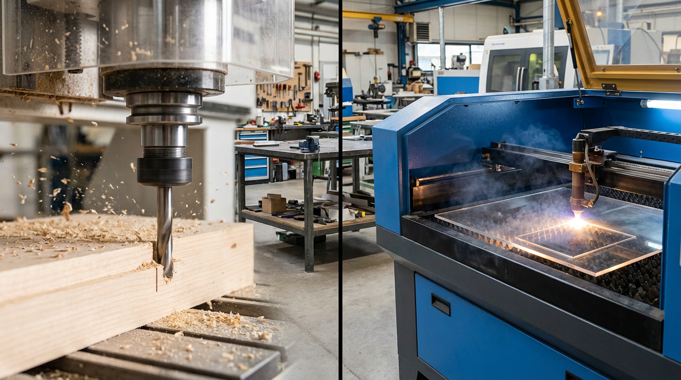 laser cutting vs. mechanical routing: when to use which technology